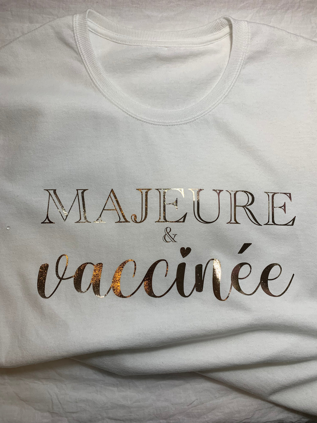Majeure et vaccinée